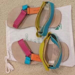SOLD - Zeazoo barefoot sandals Rainbow Olymp sz 37